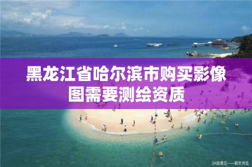 黑龙江省哈尔滨市购买影像图需要测绘资质