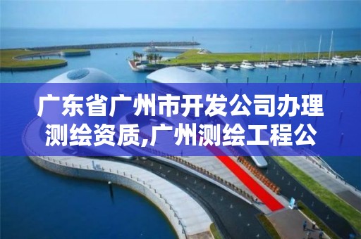 广东省广州市开发公司办理测绘资质,广州测绘工程公司。