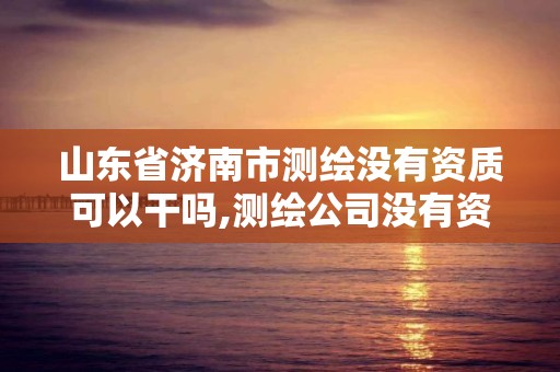 山东省济南市测绘没有资质可以干吗,测绘公司没有资质可以开展业务吗