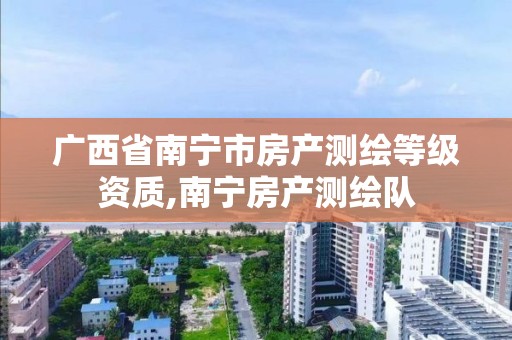 广西省南宁市房产测绘等级资质,南宁房产测绘队