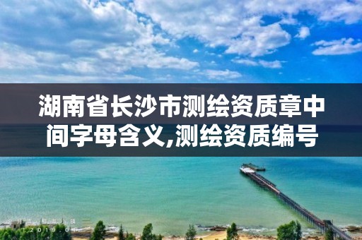 湖南省长沙市测绘资质章中间字母含义,测绘资质编号