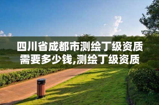 四川省成都市测绘丁级资质需要多少钱,测绘丁级资质申报条件。