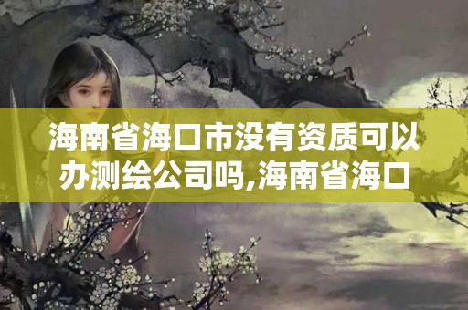 海南省海口市没有资质可以办测绘公司吗,海南省海口市没有资质可以办测绘公司吗现在