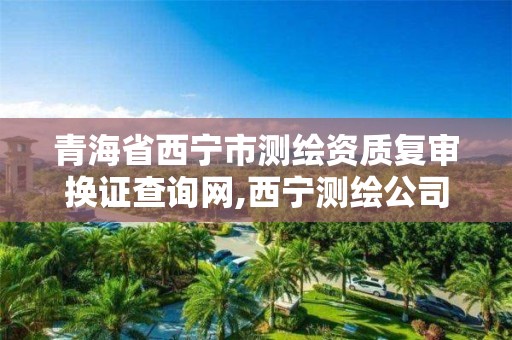 青海省西宁市测绘资质复审换证查询网,西宁测绘公司联系方式