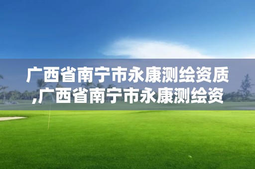 广西省南宁市永康测绘资质,广西省南宁市永康测绘资质企业名单