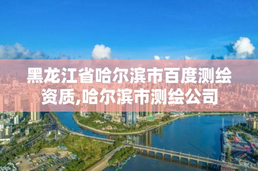 黑龙江省哈尔滨市百度测绘资质,哈尔滨市测绘公司