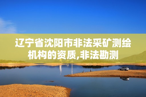 辽宁省沈阳市非法采矿测绘机构的资质,非法勘测