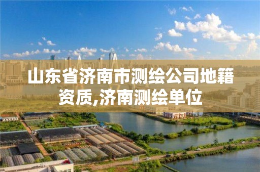 山东省济南市测绘公司地籍资质,济南测绘单位