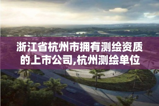 浙江省杭州市拥有测绘资质的上市公司,杭州测绘单位招聘。