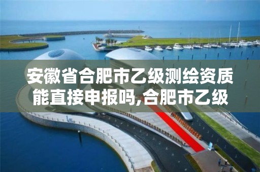 安徽省合肥市乙级测绘资质能直接申报吗,合肥市乙级测绘公司。