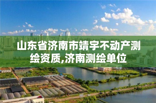 山东省济南市靖宇不动产测绘资质,济南测绘单位