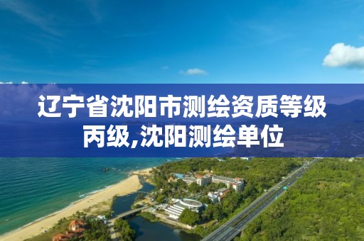辽宁省沈阳市测绘资质等级丙级,沈阳测绘单位 辽宁省沈阳市测绘资质等级丙级,沈阳测绘单位