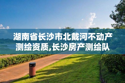 湖南省长沙市北戴河不动产测绘资质,长沙房产测绘队