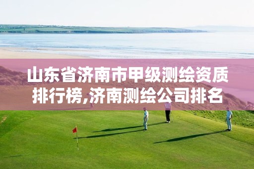 山东省济南市甲级测绘资质排行榜,济南测绘公司排名。