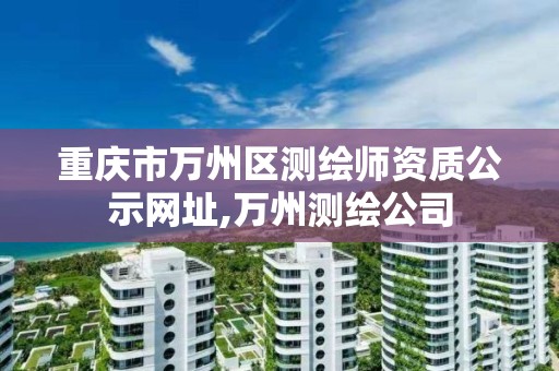 重庆市万州区测绘师资质公示网址,万州测绘公司