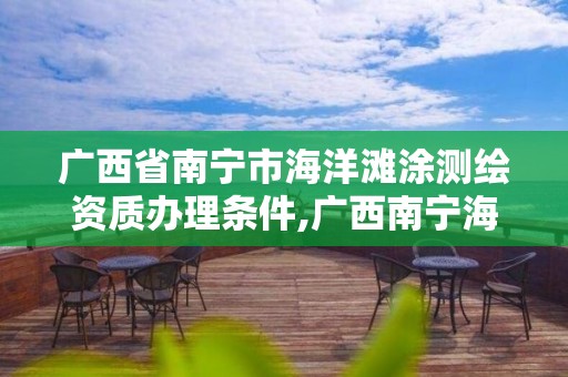 广西省南宁市海洋滩涂测绘资质办理条件,广西南宁海图测绘工程有限公司。