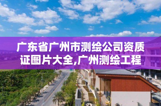 广东省广州市测绘公司资质证图片大全,广州测绘工程公司