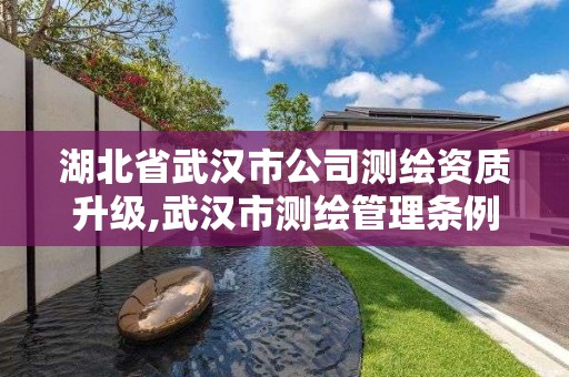 湖北省武汉市公司测绘资质升级,武汉市测绘管理条例