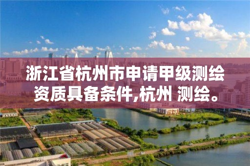 浙江省杭州市申请甲级测绘资质具备条件,杭州 测绘。