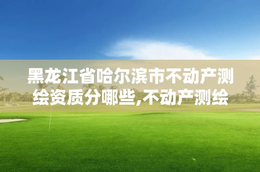 黑龙江省哈尔滨市不动产测绘资质分哪些,不动产测绘资质要求。