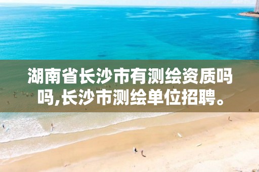 湖南省长沙市有测绘资质吗吗,长沙市测绘单位招聘。