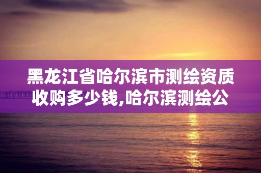 黑龙江省哈尔滨市测绘资质收购多少钱,哈尔滨测绘公司招聘