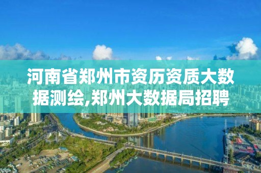 河南省郑州市资历资质大数据测绘,郑州大数据局招聘