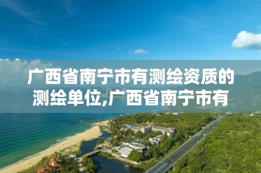 广西省南宁市有测绘资质的测绘单位,广西省南宁市有测绘资质的测绘单位有几家