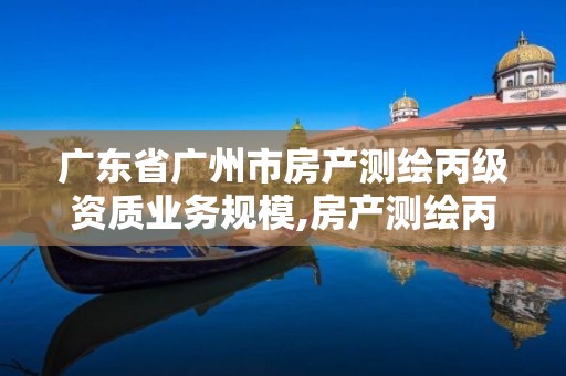 广东省广州市房产测绘丙级资质业务规模,房产测绘丙级资质测绘的面积范围。