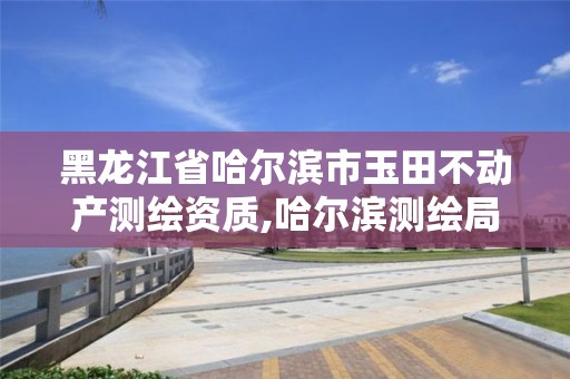 黑龙江省哈尔滨市玉田不动产测绘资质,哈尔滨测绘局电话