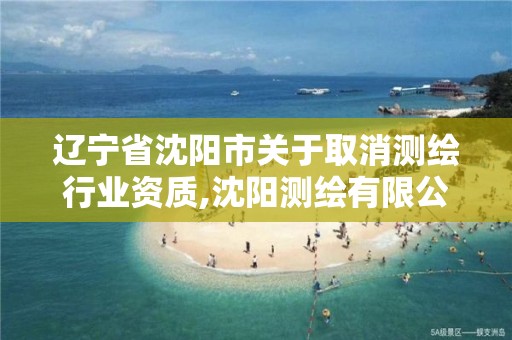 辽宁省沈阳市关于取消测绘行业资质,沈阳测绘有限公司