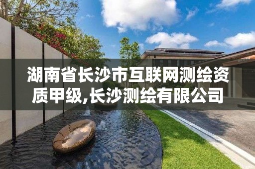 湖南省长沙市互联网测绘资质甲级,长沙测绘有限公司