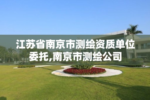 江苏省南京市测绘资质单位委托,南京市测绘公司