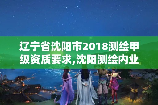 辽宁省沈阳市2018测绘甲级资质要求,沈阳测绘内业招聘