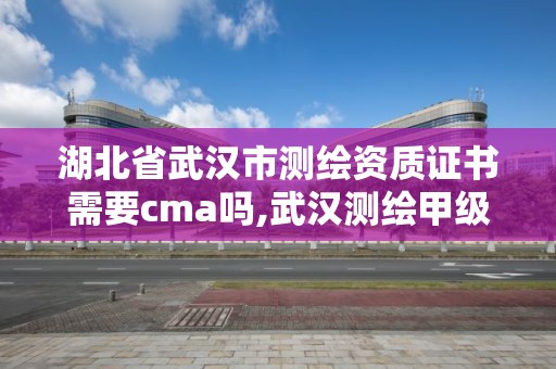 湖北省武汉市测绘资质证书需要cma吗,武汉测绘甲级资质公司。