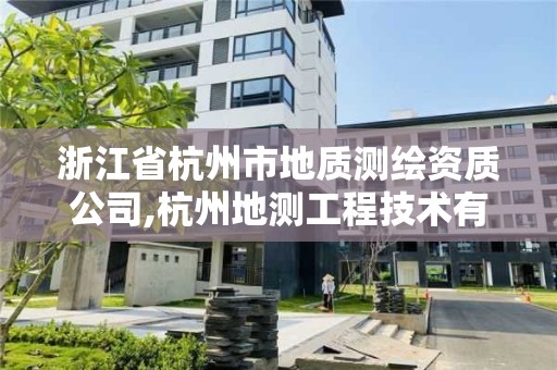 浙江省杭州市地质测绘资质公司,杭州地测工程技术有限公司