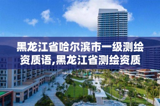 黑龙江省哈尔滨市一级测绘资质语,黑龙江省测绘资质延期通知