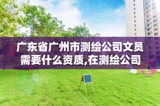 广东省广州市测绘公司文员需要什么资质,在测绘公司当文员是做什么的。