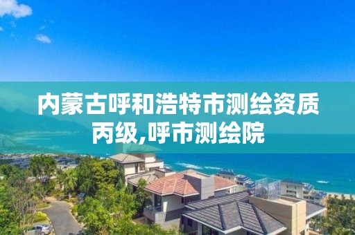 内蒙古呼和浩特市测绘资质丙级,呼市测绘院