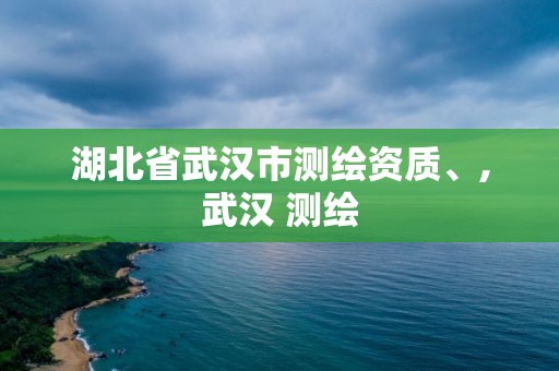 湖北省武汉市测绘资质、,武汉 测绘