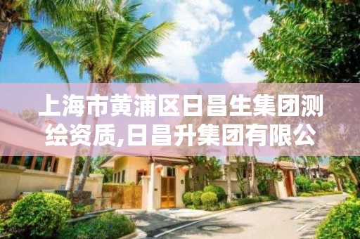 上海市黄浦区日昌生集团测绘资质,日昌升集团有限公司校招