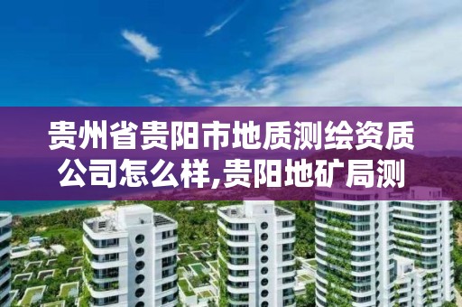 贵州省贵阳市地质测绘资质公司怎么样,贵阳地矿局测绘院