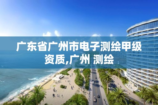 广东省广州市电子测绘甲级资质,广州 测绘