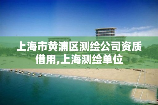 上海市黄浦区测绘公司资质借用,上海测绘单位