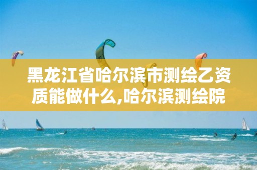 黑龙江省哈尔滨市测绘乙资质能做什么,哈尔滨测绘院招聘