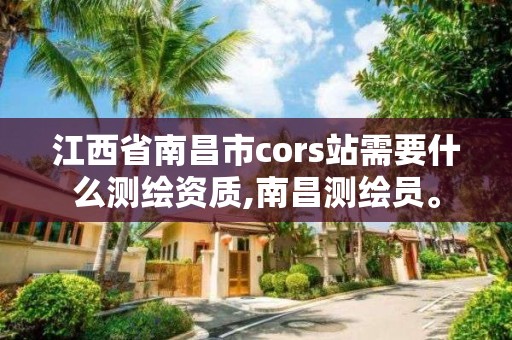 江西省南昌市cors站需要什么测绘资质,南昌测绘员。