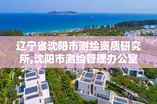 辽宁省沈阳市测绘资质研究所,沈阳市测绘管理办公室