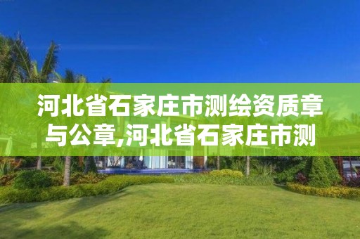 河北省石家庄市测绘资质章与公章,河北省石家庄市测绘资质章与公章有区别吗