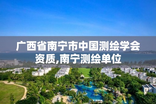 广西省南宁市中国测绘学会资质,南宁测绘单位