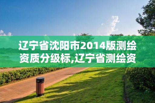 辽宁省沈阳市2014版测绘资质分级标,辽宁省测绘资质延期